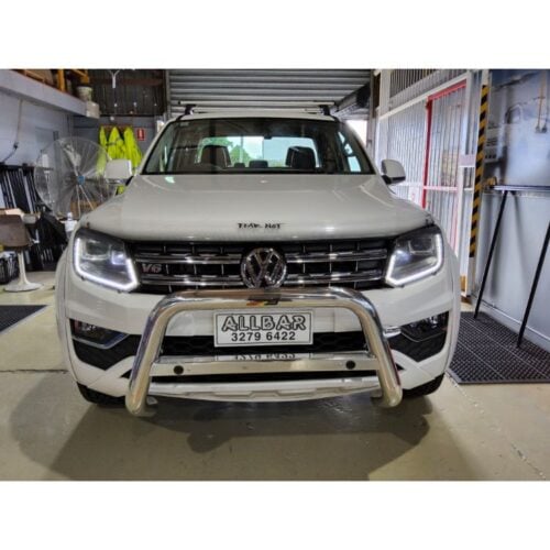 Polished 76mm Nudgebar suitable for use with VW Amarok Highline