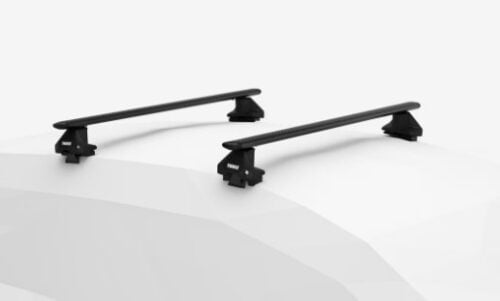 Toyota Tundra 4dr Ute Double Cab 2022 - On Thule Black Wingbar Evo Roof Racks (pr) (711520/710500/145320) - Image 1