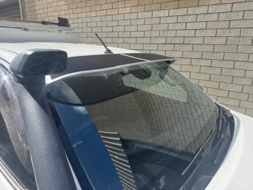 Toyota Hilux Oct 2015on with snorkel Mesh Windscreen Sunvisor - Image 7