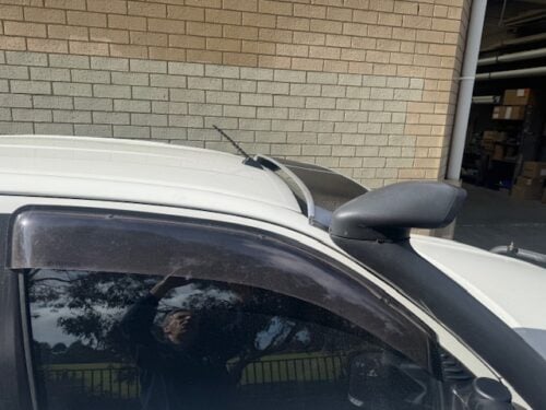 Toyota Hilux Oct 2015on with snorkel Mesh Windscreen Sunvisor - Image 4
