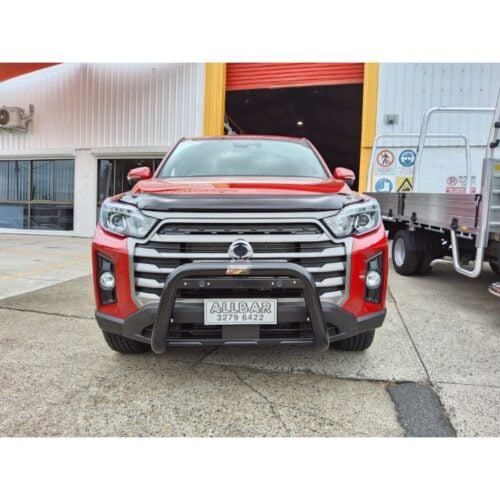 Black 76mm Alloy Nudgebar to suit 2023 Ssangyong Musso - Image 1