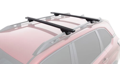 SUBARU Forester Gen6 With Raised Rail 2025 Onwards Sportz RX Black 2 Bar Roof Rack (JC-04570) - Image 7