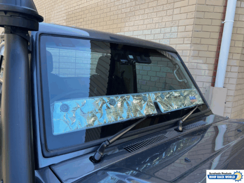 Toyota LandCruiser 70-79 Series (with cutout) - Bonnet anti-glare strip | Solarscreen Dash Shade