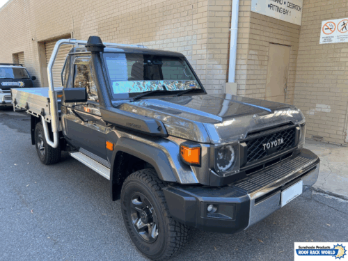Toyota LandCruiser 70-79 Series (with cutout) - Bonnet anti-glare strip | Solarscreen Dash Shade - Image 3