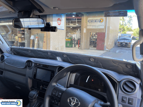 Toyota LandCruiser 70-79 Series (with cutout) - Bonnet anti-glare strip | Solarscreen Dash Shade - Image 7