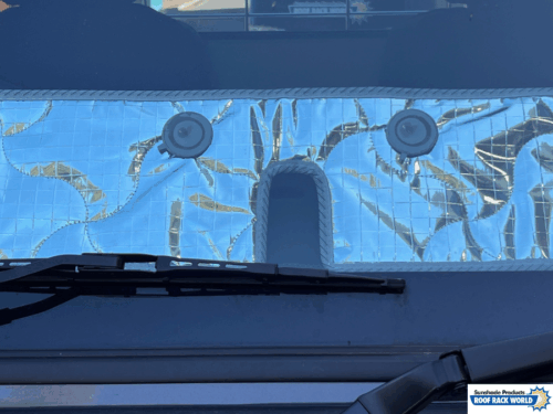 Toyota LandCruiser 70-79 Series (with cutout) - Bonnet anti-glare strip | Solarscreen Dash Shade - Image 6