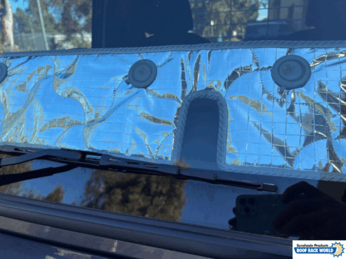 Toyota LandCruiser 70-79 Series (with cutout) - Bonnet anti-glare strip | Solarscreen Dash Shade - Image 5