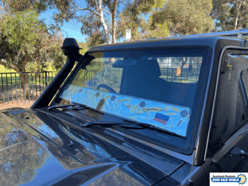 Toyota LandCruiser 70-79 Series (with cutout) - Bonnet anti-glare strip | Solarscreen Dash Shade - Image 2