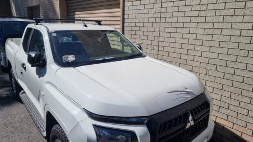 Mitsubishi Triton Single Cab/Space Cab 2024 - Onwards Rhino-Rack Pad Mounted Sportz Roof Racks with RCP-JB (1 bar) - Image 8