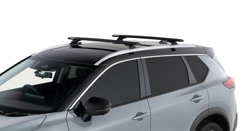 NISSAN X-Trail Gen4, T33 With Flush Rails 1/2022 Onwards Vortex RCL Black 2 Bar Roof Rack (JC-05536)