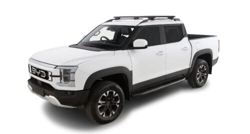 MERCEDES BENZ GLS Class Gen3, X167 With Raised Rail 1/2019 Onwards Sportz RX Black 2 Bar Roof Rack (JC-04971)