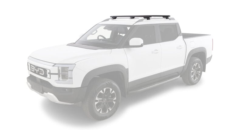 MERCEDES BENZ GLS Class Gen3, X167 With Raised Rail 1/2019 Onwards Sportz RX Black 2 Bar Roof Rack (JC-04971)