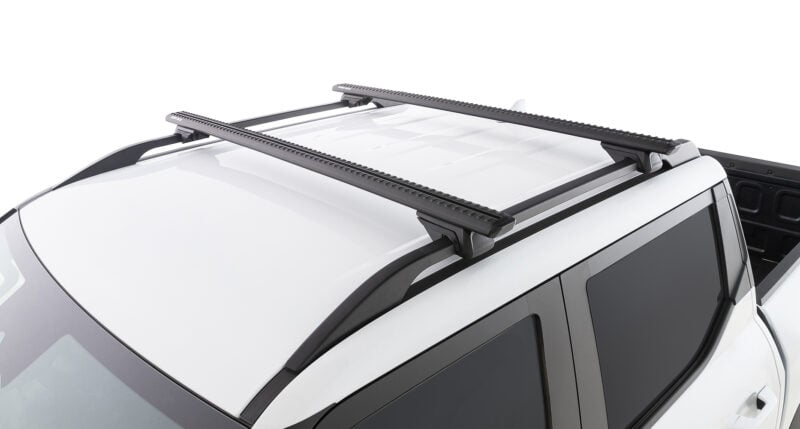 MERCEDES BENZ GLS Class Gen3, X167 With Raised Rail 1/2019 Onwards Sportz RX Black 2 Bar Roof Rack (JC-04971)
