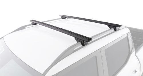 MERCEDES BENZ GLS Class Gen3, X167 With Raised Rail 1/2019 Onwards Sportz RX Black 2 Bar Roof Rack (JC-04971)