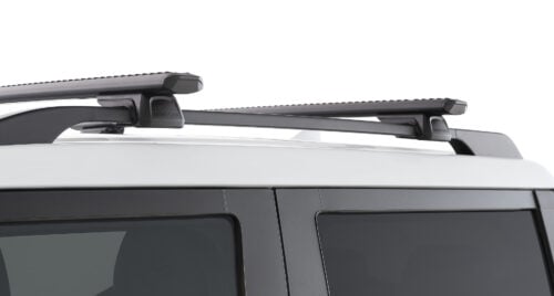 MERCEDES BENZ GLS Class Gen3, X167 With Raised Rail 1/2019 Onwards Sportz RX Black 2 Bar Roof Rack (JC-04971)