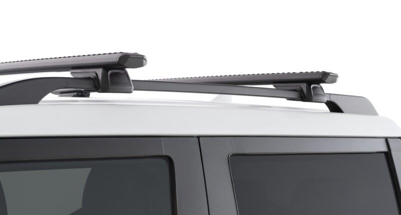 MERCEDES BENZ GLS Class Gen3, X167 With Raised Rail 1/2019 Onwards Sportz RX Black 2 Bar Roof Rack (JC-04971)