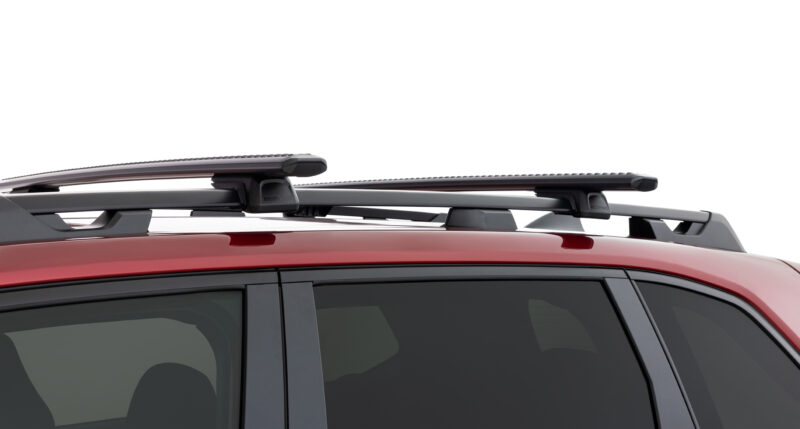 MERCEDES BENZ EQB EQB Gen1 (X243) With Raised Rail 1/2022 Onwards Sportz RX Black 2 Bar Roof Rack (JC-04570)