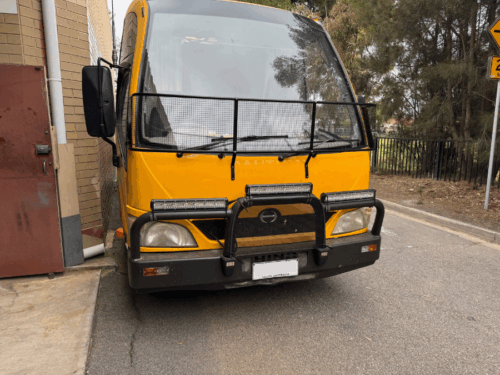 HINO RB8 2007 - 2010 Black Windscreen Stone Protector - Image 3