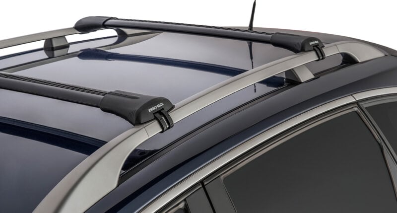 SUBARU Forester Gen 6 With Raised Rail 1/2025 Onwards Vortex StealthBar Black 2 Bar Roof Rack (JA7973)