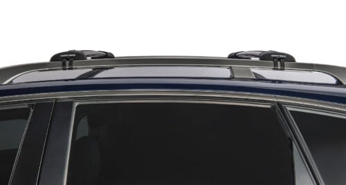 SUBARU Forester Gen5, SK With Raised Rail 1/2018-12/2025 Vortex StealthBar Black 2 Bar Roof Rack (JA7973)