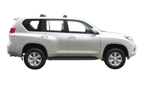 Toyota Prado 150 Series 2009 - 2024 Flush Yakima Silver Roof Racks (S26Y/K331) - Image 5
