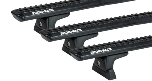LDV Deliver 7 Gen1 SWB (Low Roof) 1/2024 Onwards Sportz RLT600 Trackmount Black 3 Bar Roof Rack (JC-06744)