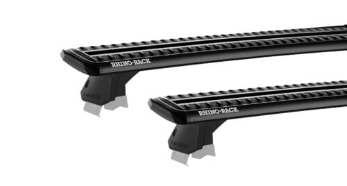 MITSUBISHI Outlander Gen4, ZM With Flush Rails 1/2021 Onwards Sportz RX200 Black 2 Bar Roof Rack (JC-04584)