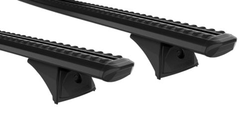 LDV Deliver 7 Gen1 SWB (Low Roof) 1/2024 Onwards Sportz RX300H Trackmount Black 2 Bar Roof Rack (JC-06725)