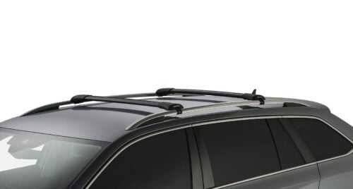 SUBARU Forester Gen 6 With Raised Rail 1/2025 Onwards Vortex StealthBar Black 2 Bar Roof Rack (JA7973)