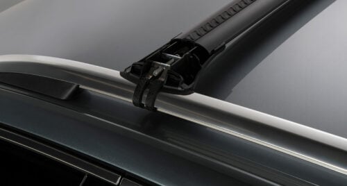 SUBARU Forester Gen 6 With Raised Rail 1/2025 Onwards Vortex StealthBar Black 2 Bar Roof Rack (JA7973)