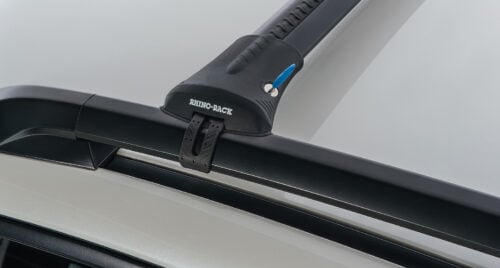 SUBARU Forester Gen5, SK With Raised Rail 1/2018-12/2025 Vortex StealthBar Black 2 Bar Roof Rack (JA7973)