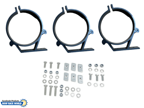 VAS 150mm Black Pipe Clamps (x3) - Image 9