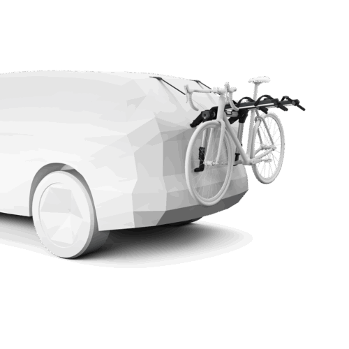 Thule OutWay Hanging 3-bike hanging trunk bike rack - Aluminum (995001) - Image 2