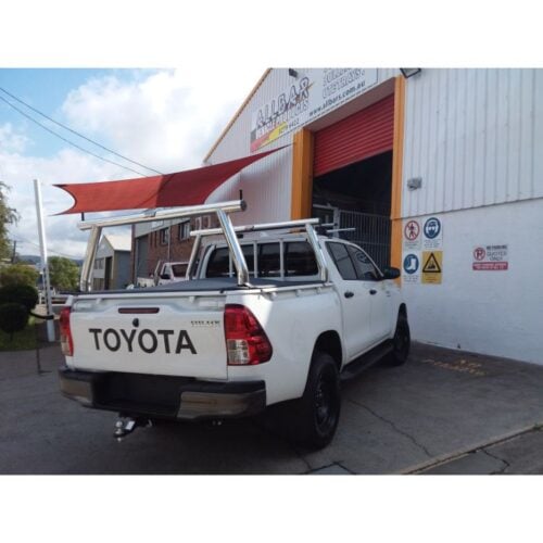 Toyota Hilux SR Trade Racks with Capped Ends & Removable Pins