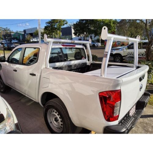 Nissan Navara D23 (2022) 76mm Brush Finish FF/RR Trade Rack Set