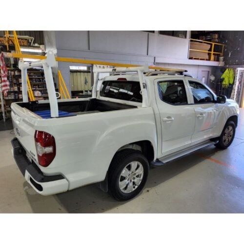 LDV T60  P/Coated White Trade Racks with welded Tie Down