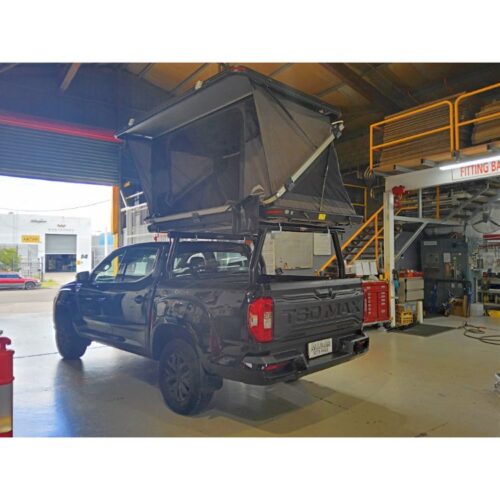 LDV T60 Max Black Trade Racks with Capped ends & removable Pins to house Roof Top