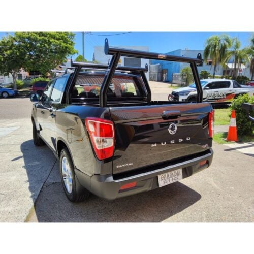 Ssangyong Musso  Black Front Fixed/Rear Removable Trade Racks