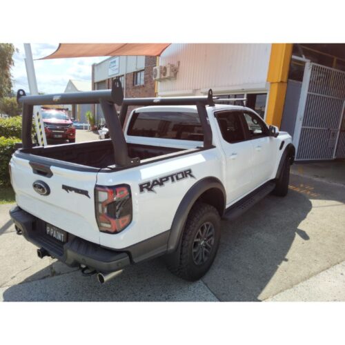 Ford Raptor Next-Gen P/Coated Black 100mm Fixed Trade Rack set