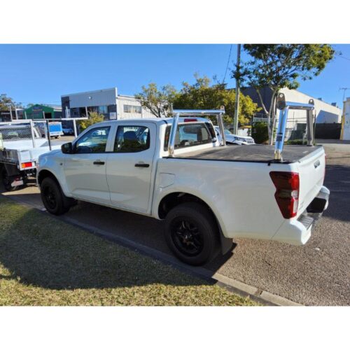 Isuzu DMax (2021 Onwards) 76mm Polished FF/RR Trade Rack set