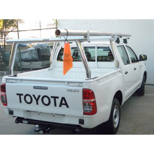 Toyota Hilux SR Polished Trade Racks