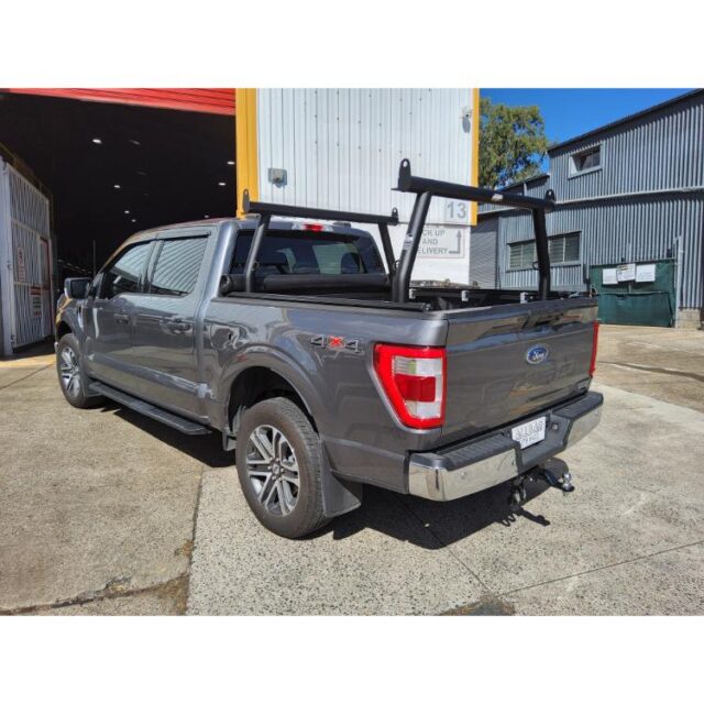 Ford F150 (2025) P/Coated Black 76mm Trade Rack set - Roof Rack World