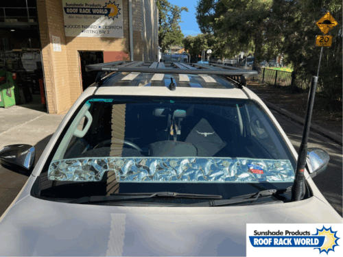 Toyota Hilux N80 2015 onwards (with cut out for daylight sensor) - Bonnet anti-glare strip | Solarscreen Dash Shade - Image 3
