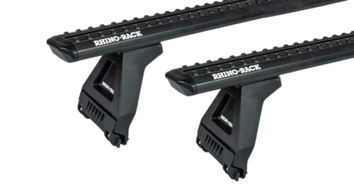 MITSUBISHI Delica Standard Roof 1/1994-12/2007 Sportz RL150 Black 2 Bar Roof Rack (JC-04700 Low Leg)