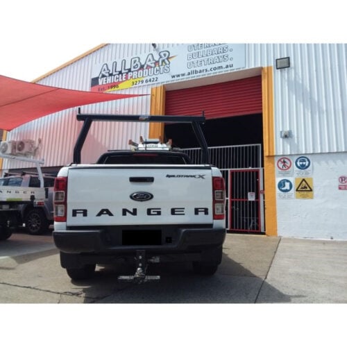 Ford Ranger Wildtrak (2021) Rear Fixed Trade Rack with Capped Ends & Pins