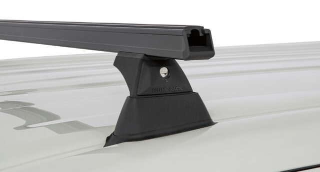 Toyota Hiace LWB 06/2019on Rhino-Rack Heavy Duty Black Roof Racks (3 ...