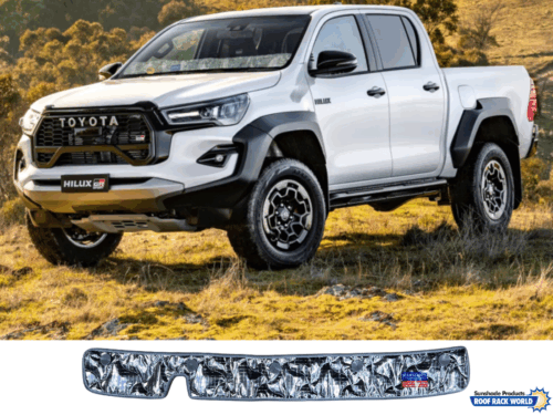 Toyota Hilux N80 2015 onwards (with cut out for daylight sensor) - Bonnet anti-glare strip | Solarscreen Dash Shade - Image 1