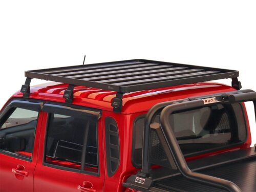 Mahindra Pik-Up Double Cab (2006-Current) Slimline II Roof Rack Kit (KRMD005T) - Image 2