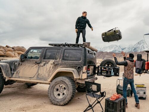 Jeep Wrangler JK 4 Door (2007-2018) Extreme Slimline II 1/2 Roof Rack Kit (KRJW004T) - Image 11