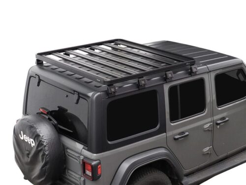 Jeep Wrangler JL 4 Door (2018-Current) Slimline II 1/2 Roof Rack Kit / Tall (KRJW032T) - Image 2